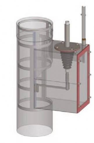 Oeko Tube Inside mit halbautomatischer Reinigung 150, 180 oder 200 mm - Partikelabscheider