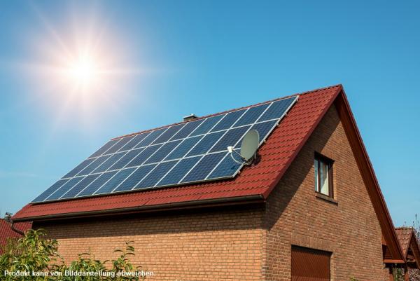 Solar PV-Anlage Komplett-Set Beispiel Schrägdach